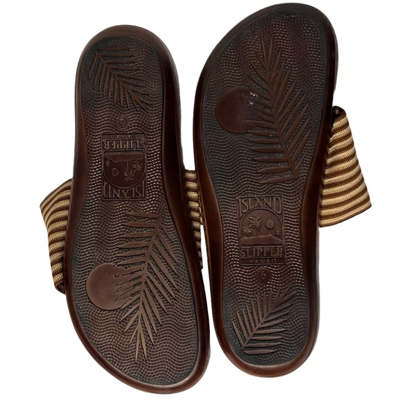 Island Slipper Elastic Thong Flat Sandal Size 6 - Picture 7 of 7